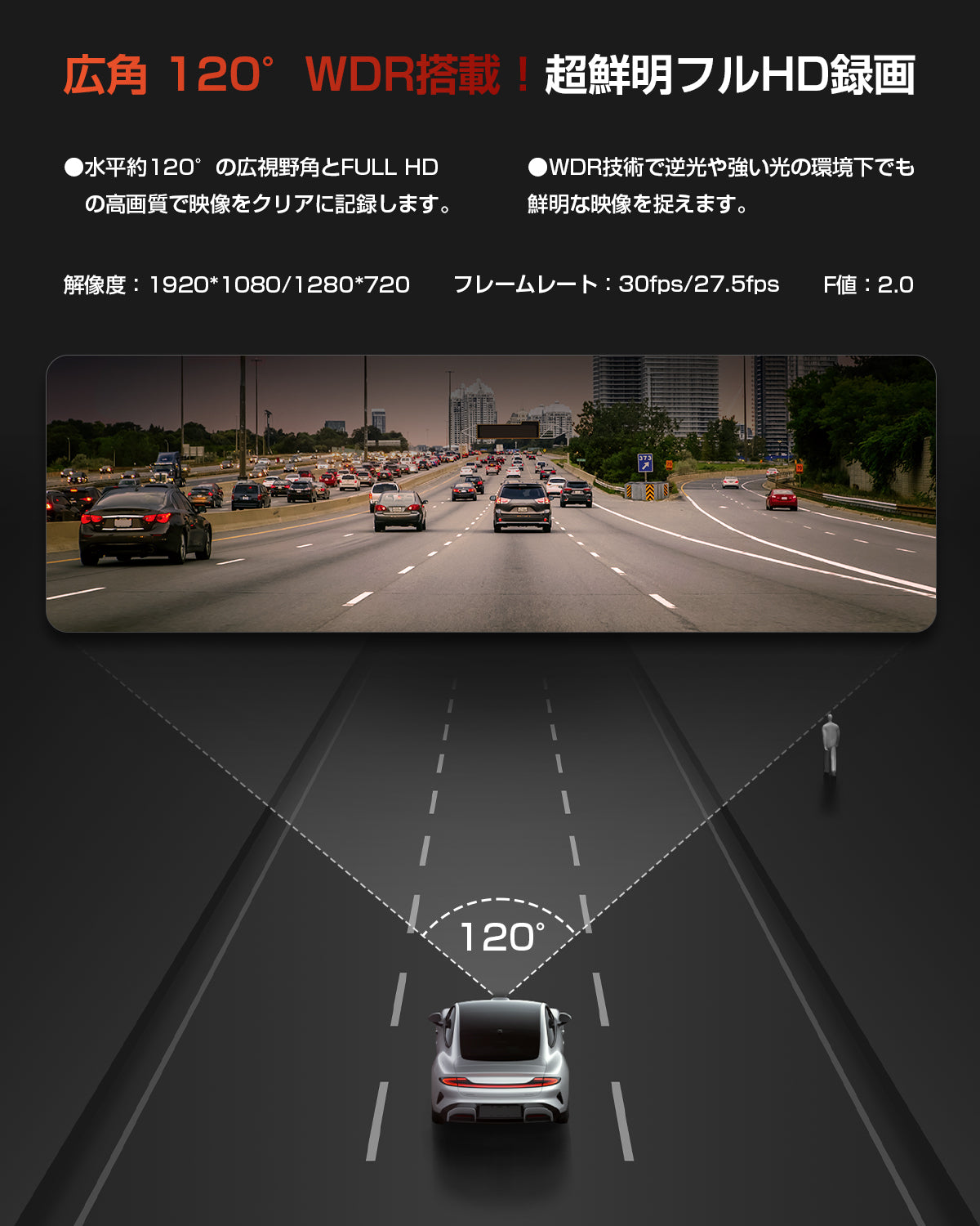 超小型ドライブレコーダー Wi-Fi搭載|AKY-P1【代引不可】