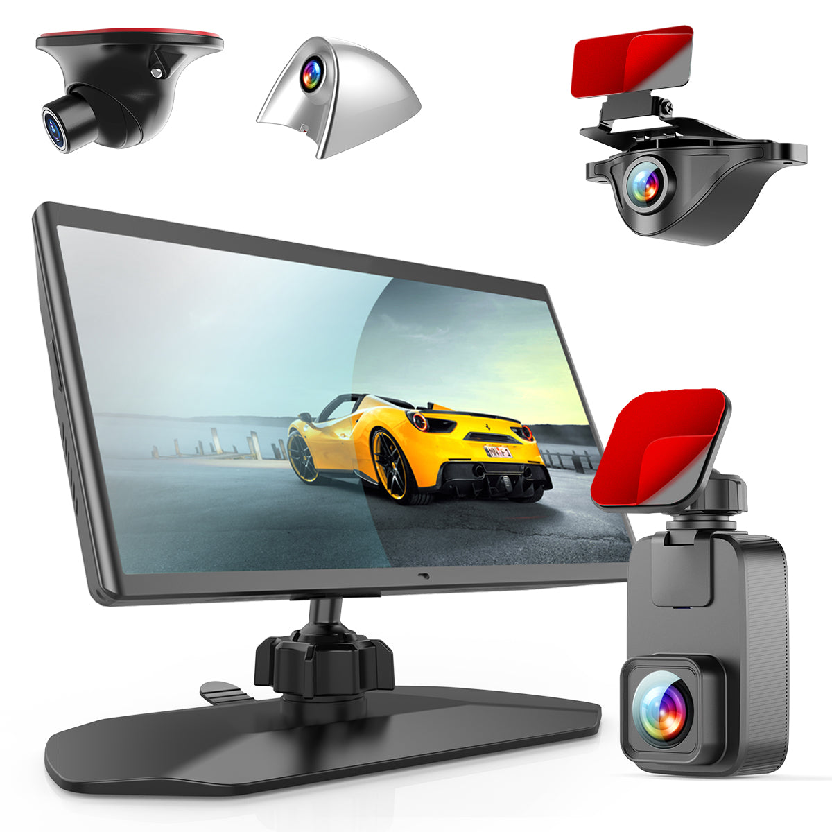 最大4カメラ対応 ドライブレコーダー セパレート 全分離式 5.5インチモニター AKY-Z3GT - AKEEYO