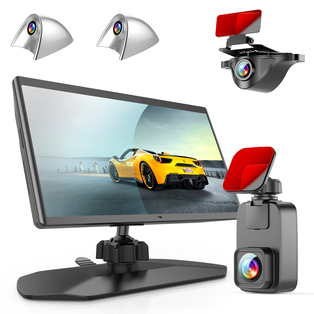 最大4カメラ対応 ドライブレコーダー セパレート 全分離式 5.5インチモニター AKY-Z3GT - AKEEYO