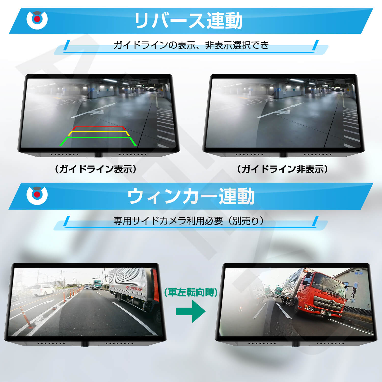 最大4カメラ対応 ドライブレコーダー セパレート 全分離式 5.5インチモニター AKY-Z3GT - AKEEYO