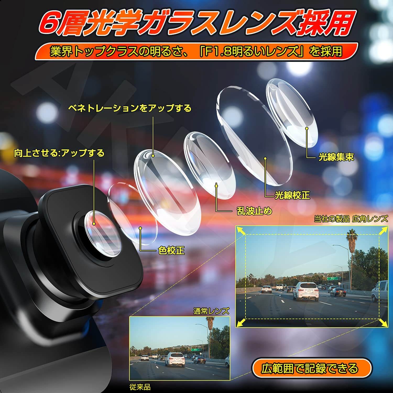 60FPS 最高の視体験を 前後カメラ ミラーモニター ドライブレコーダー AKY-X6 - AKEEYO