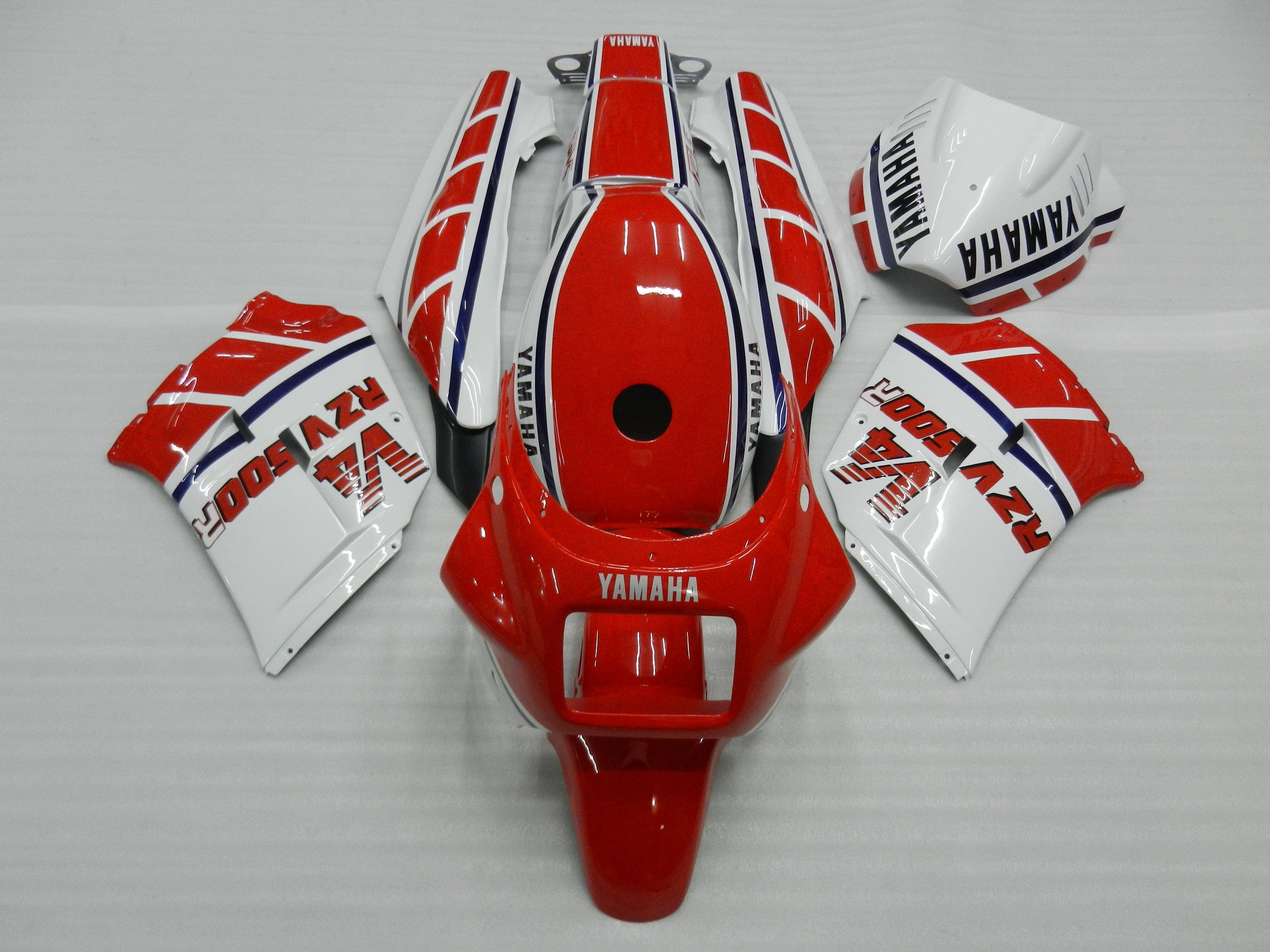YAMAHA RZV500R 外装カウル フルセット タンクカバー 透明風防スクリーンあり パーツ デカール 塗装済み - AKEEYO