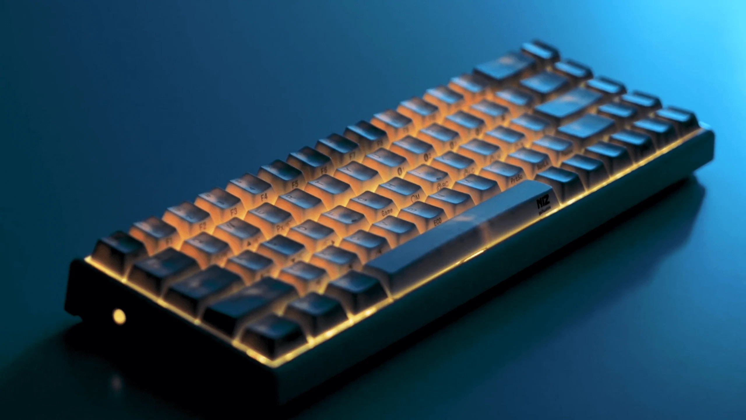 NiZ 静電容量無接点方式 黒系配色 ワイヤレスキーボード