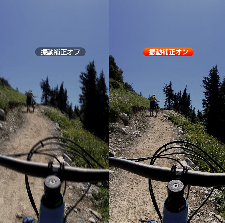 最新版の自転車/バイク用手ブレ補正機能搭載ドライブレコーダー