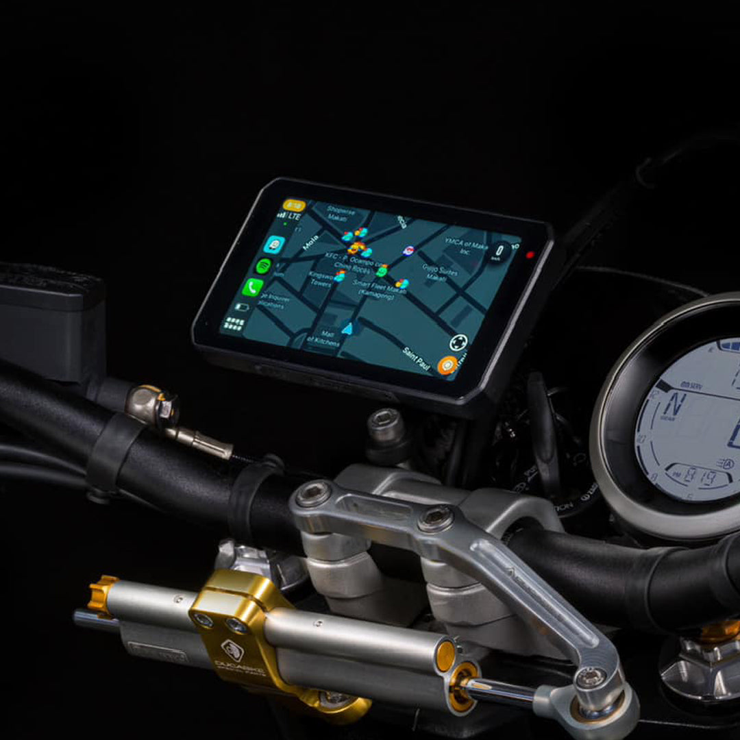 AIO-5 Play ライディングの新世紀　バイク専用スマートライドディスプレイ