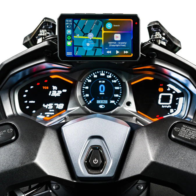 AIO-5 Play ライディングの新世紀　バイク専用スマートライドディスプレイ