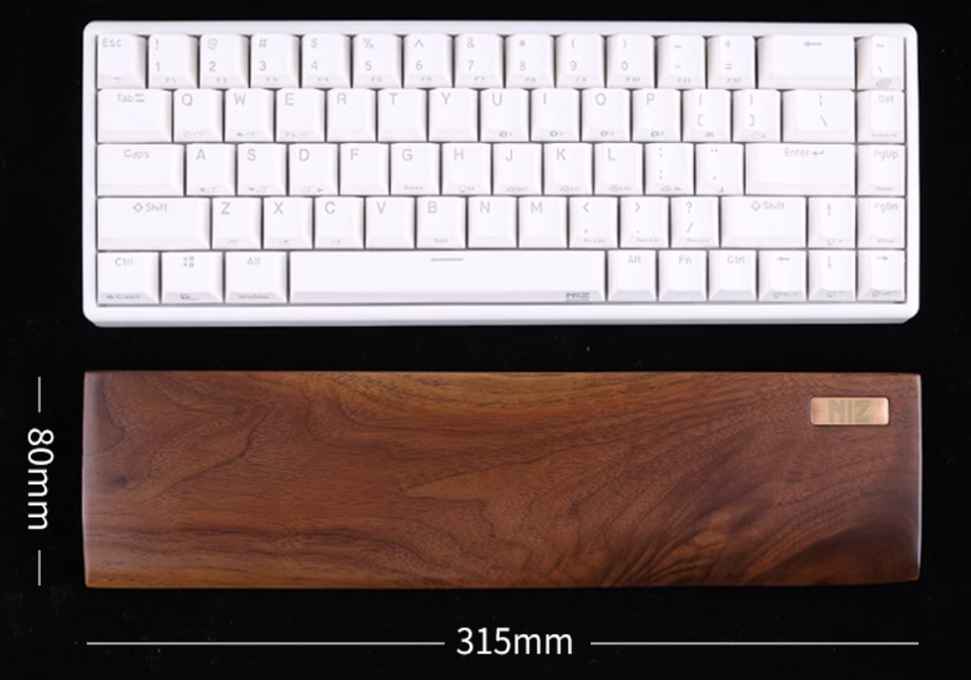 NiZキーボード Mini84-pro ワイヤレス 木製パームレストセット キーボード