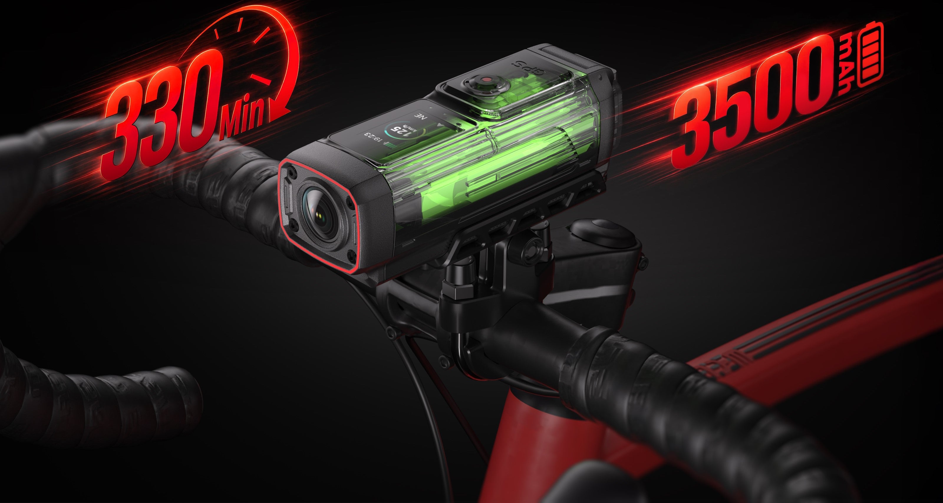 モニター搭載】バイク・自転車用ドライブレコーダー Sony製レンズ採用