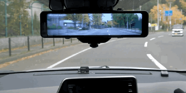 AKY-V360S 全方位360°記録ミラー型 ドライブレコーダー GPS 360°全方位ドライブレコーダー ミラー型 AKY-V360S