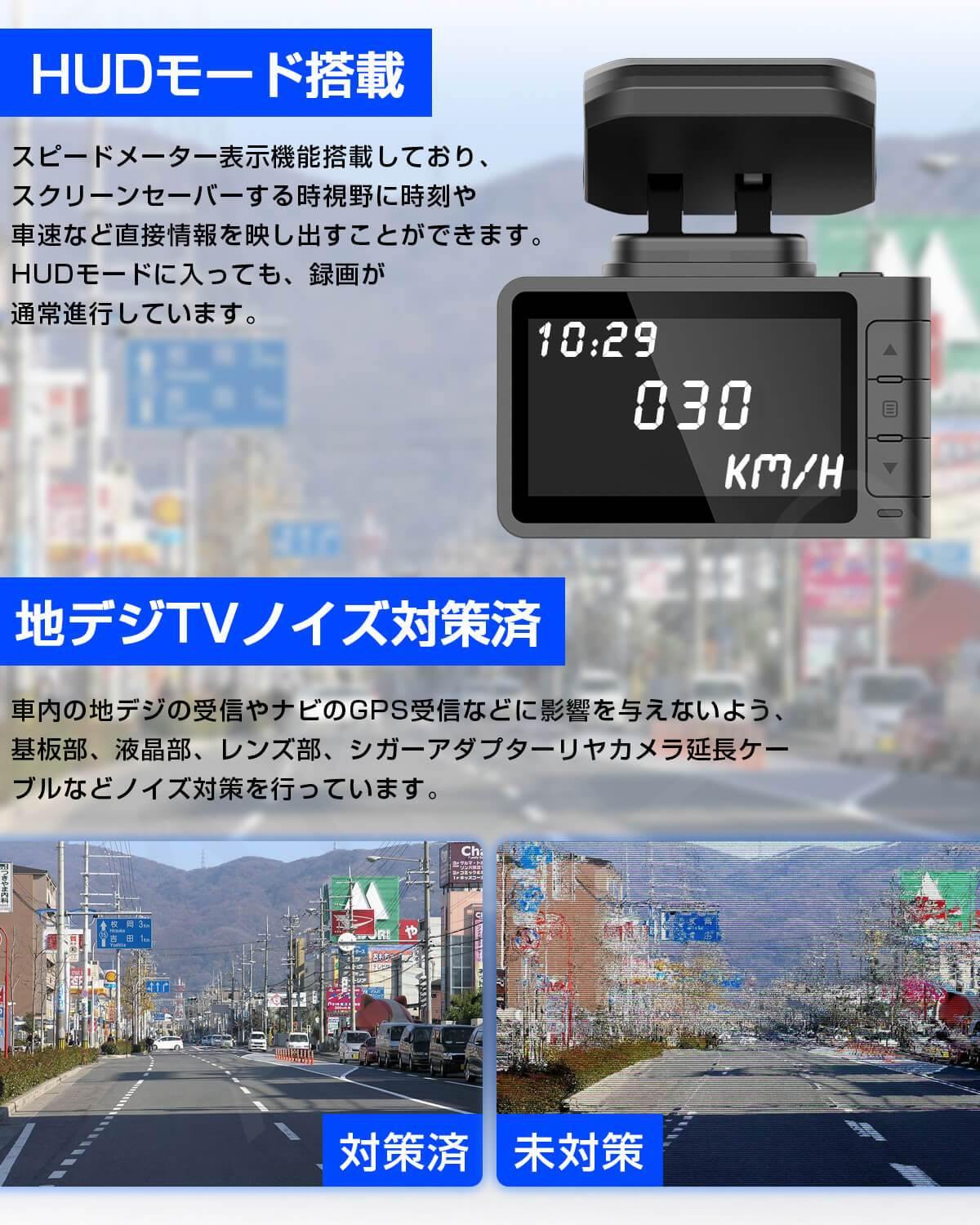 AKY-D9 ドライブレコーダー 4K 前後2カ - AKEEYO