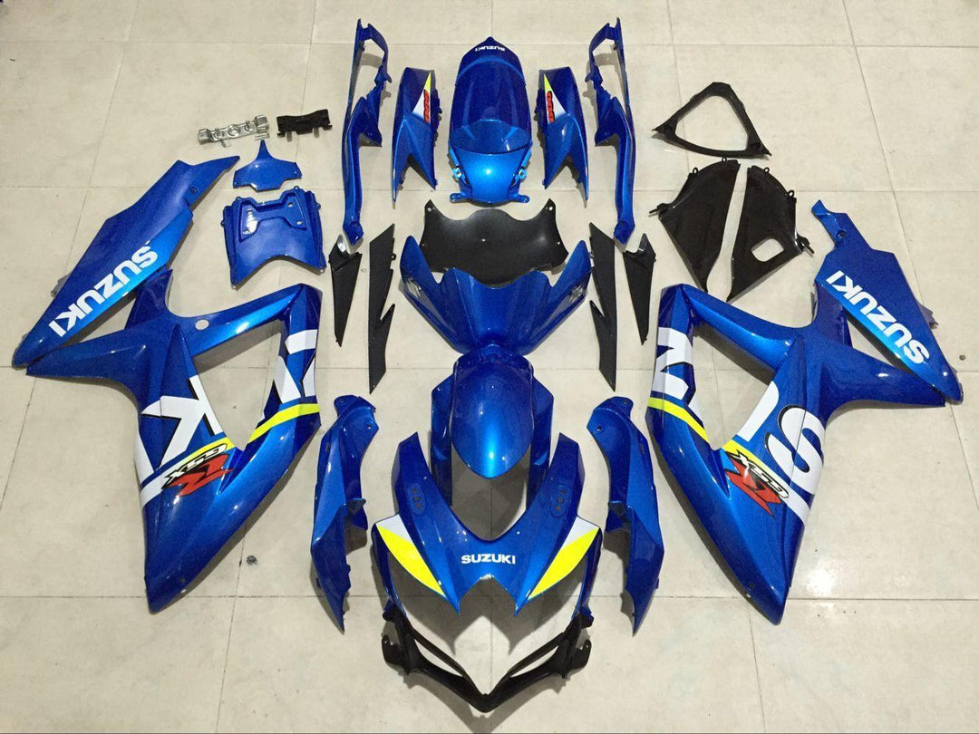 SUZUKI GSX-R600 K8 外装カウル フルセット タンクカバー 透明風防スクリーンあり パーツ デカール 塗装済み - AKEEYO