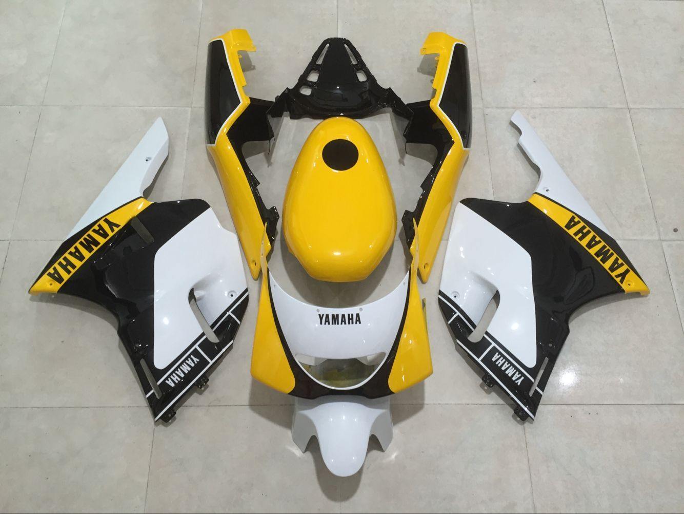 YAMAHA TZR250R 3XV 1991 外装カウル フルセット タンクカバー 透明風防スクリーンあり パーツ デカール 塗装済み - AKEEYO